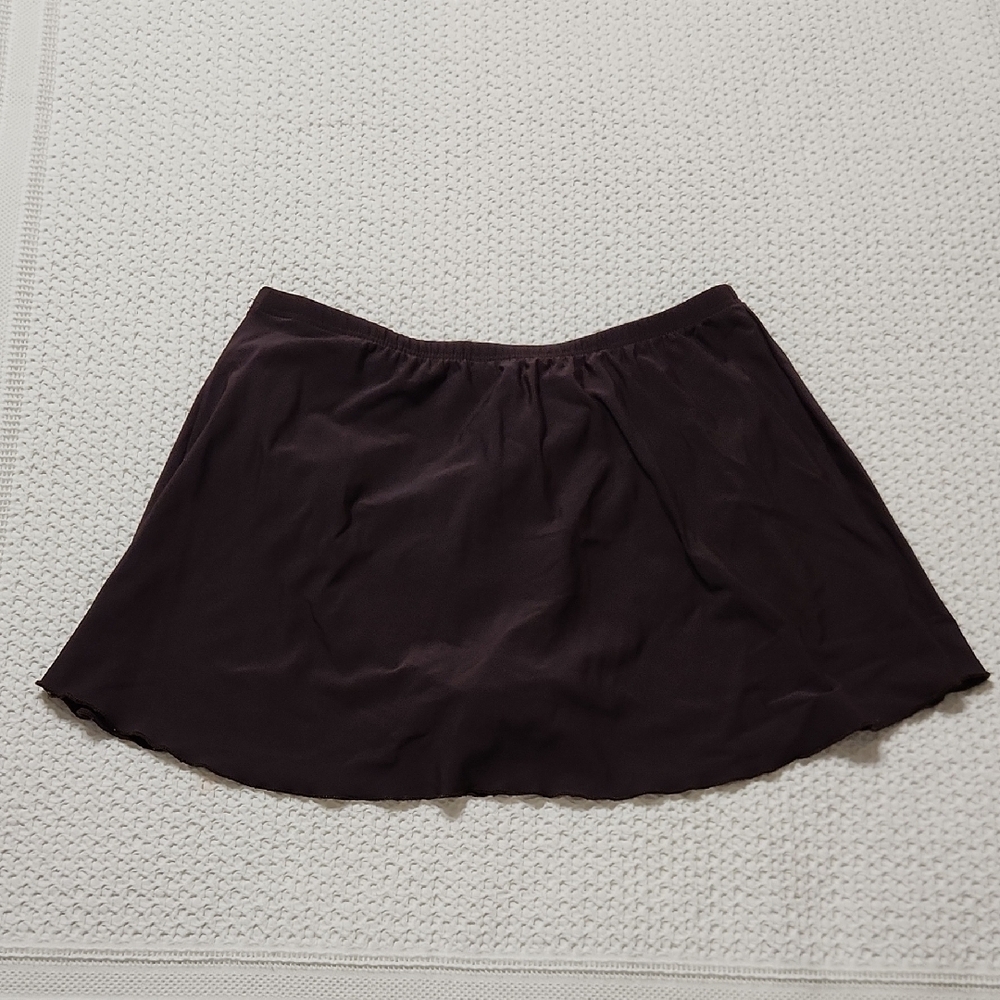 Miraclesuit Brown Swim Skirt